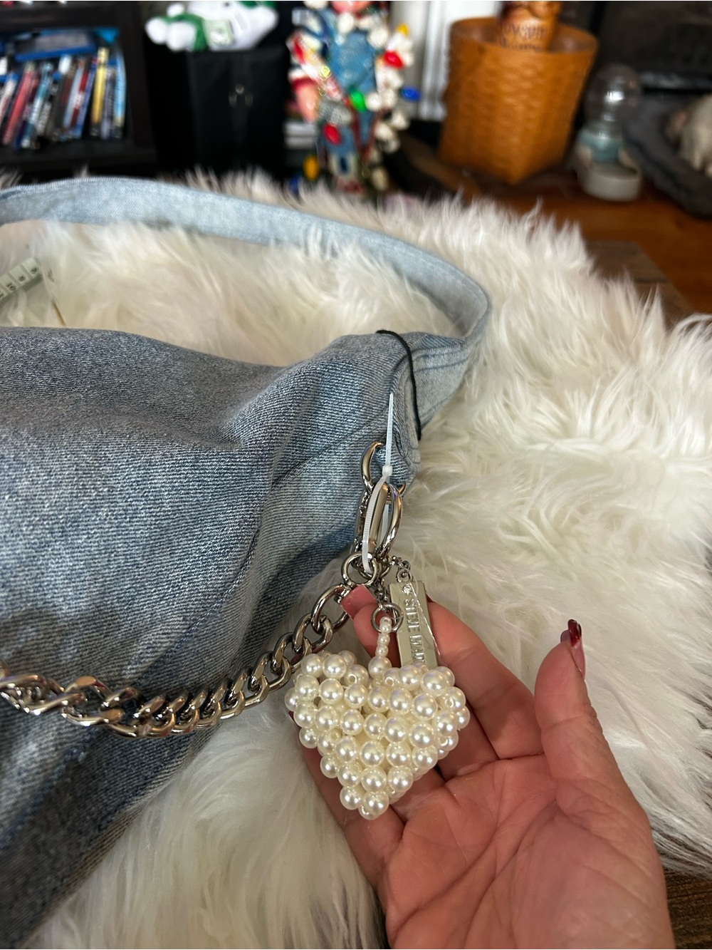 Steve Madden Denim hobo bag - Picture 3 of 6